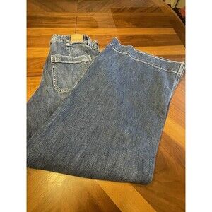 American Eagle High Rise Super Baggy Flared Hippie Jeans Size 6 Y2K Skater